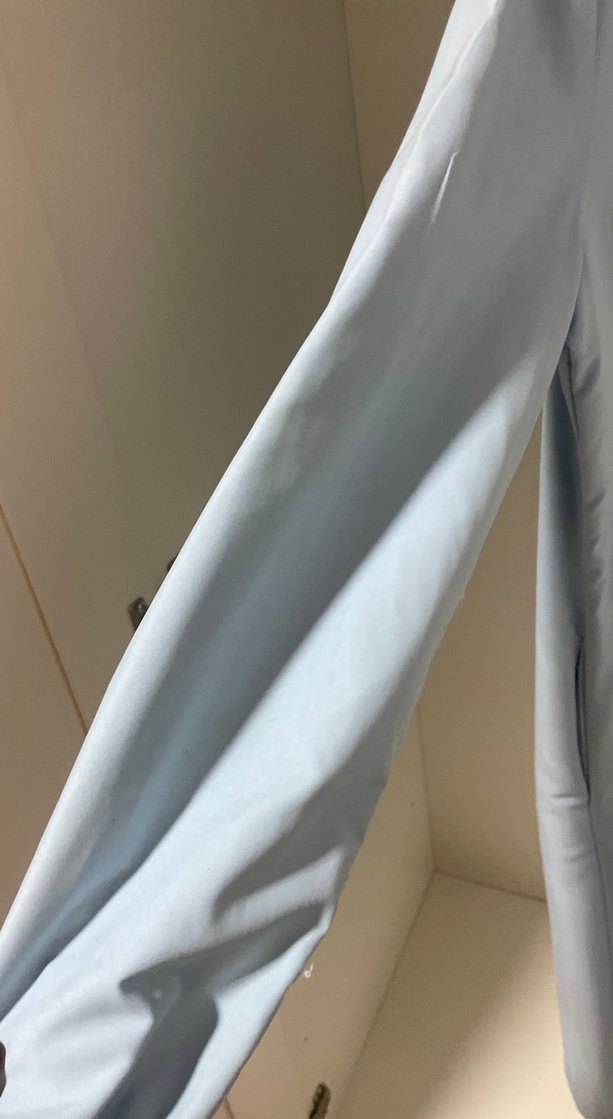 Mavi Kadın Uzun Yağmurluk - Görsel 4