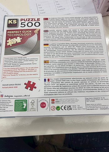 500 Parça Kadın ve Doğa Temalı Puzzle - Görsel 5