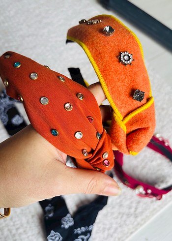 Renkli Elastik Bohem Saç Aksesuarları - Görsel 5