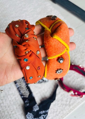 Renkli Elastik Bohem Saç Aksesuarları - Görsel 4