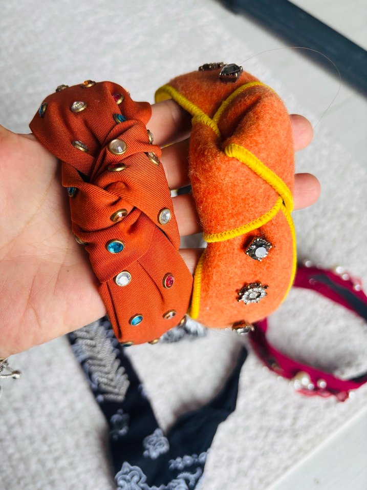 Renkli Elastik Bohem Saç Aksesuarları - Görsel 4