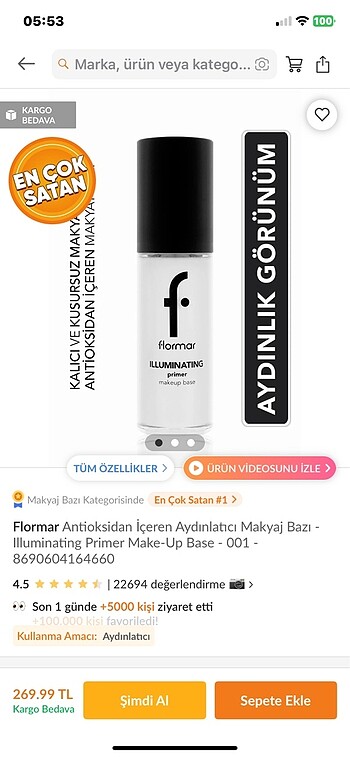 Flormar Flormar makyaj bazı