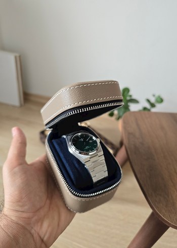 Bej Fermuarlı Saat Kutusu - Görsel 3