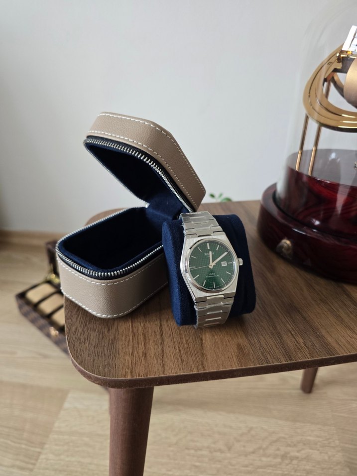 Bej Fermuarlı  Saat Kutusu - Görsel 4