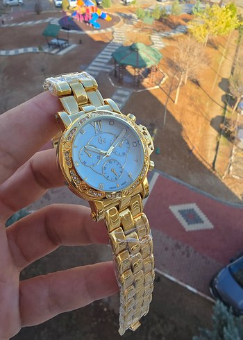 Altın Renkli Kadın Kol Saati - Görsel 2