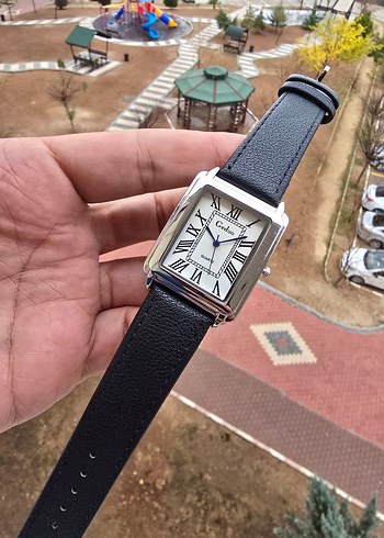 Klasik Kadın Kol Saati Siyah Kayışlı - Görsel 2