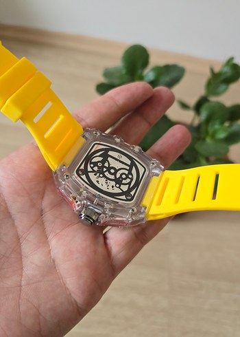 Ricars Mille Sarı Kayışlı Erkek Sokak Stili Saat - Görsel 5