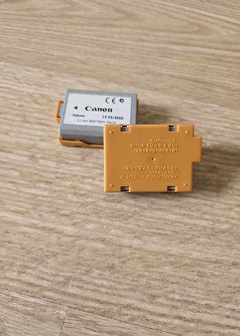 Canon kamera bataryası 2 adet LP-E5/450D - Görsel 3