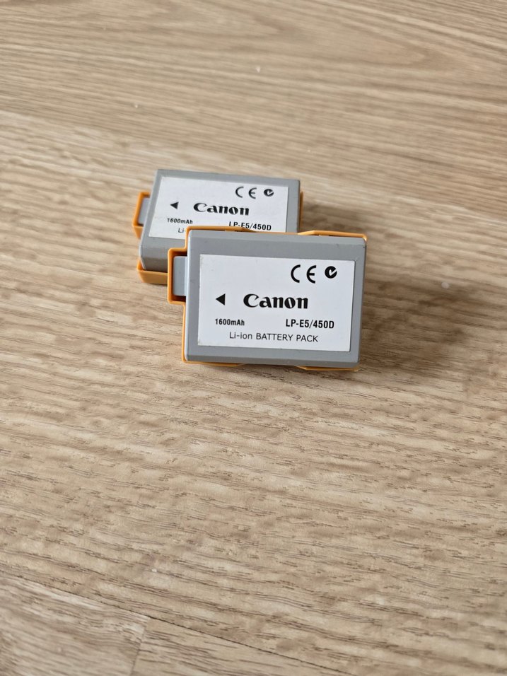 Canon kamera bataryası 2 adet LP-E5/450D - Görsel 2