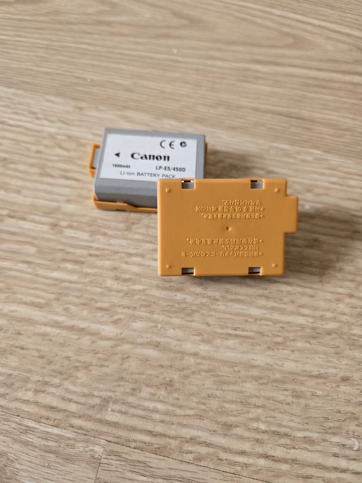 Canon kamera bataryası 2 adet LP-E5/450D - Görsel 3