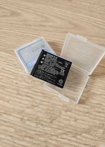 Mavi Sony Cyber-shot kamera bataryası 2 adet - Görsel 2