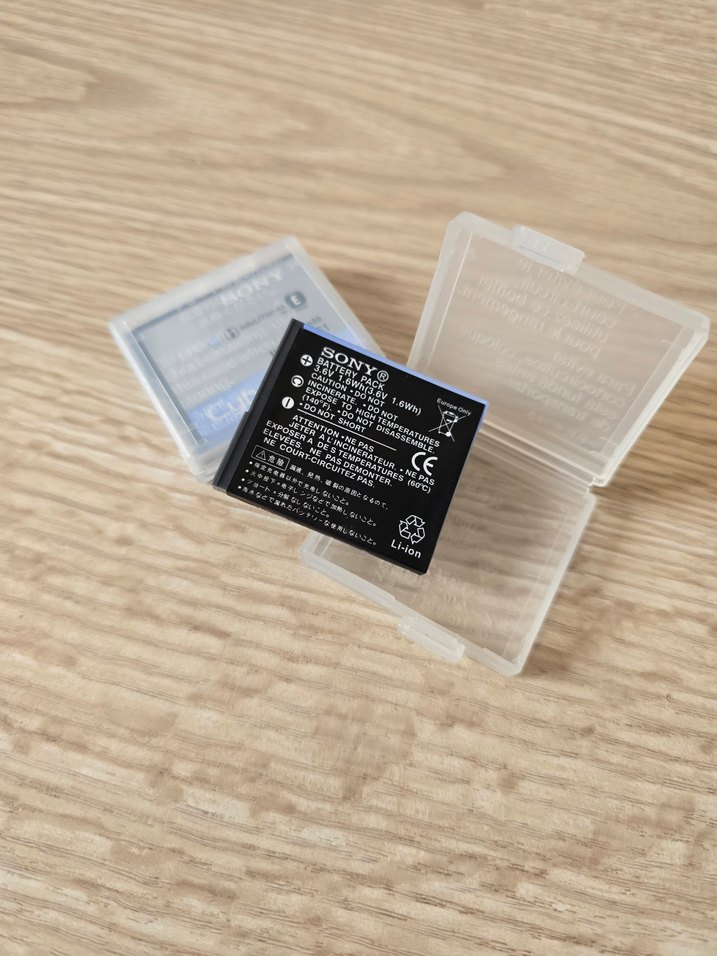 Mavi Sony Cyber-shot kamera bataryası 2 adet - Görsel 2