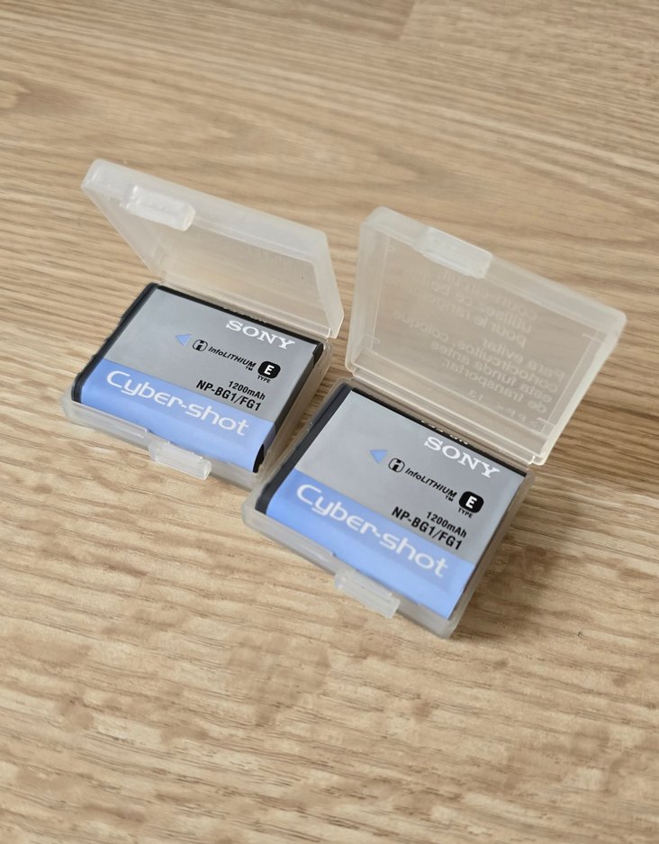 Mavi Sony Cyber-shot kamera bataryası 2 adet - Görsel 3