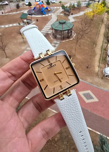 Beyaz Klasik Kadın Kol Saati - Görsel 2