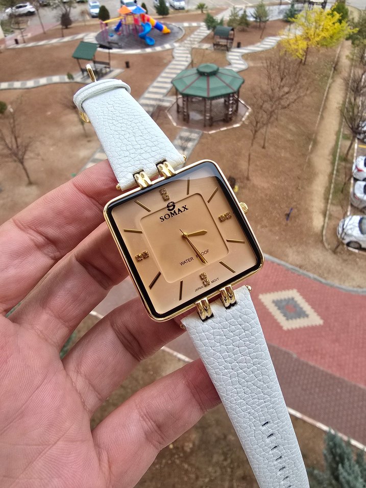 Beyaz Klasik Kadın Kol Saati - Görsel 2