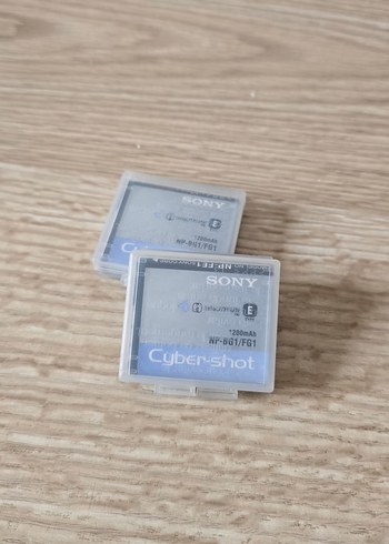 Sony Cyber-shot kamera bataryası 2 adet - Görsel 2