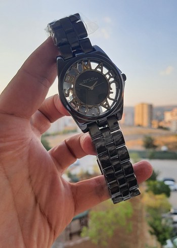 Marc by Marc Jacobs Siyah Klasik Kadın Transparan kol Saati