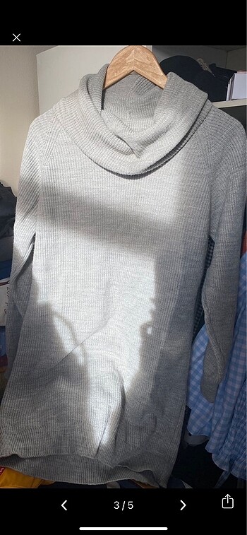 Benetton gri tunik
