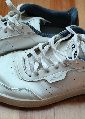 Beyaz Adidas Bağcıklı Erkek Spor Ayakkabı - Görsel 2