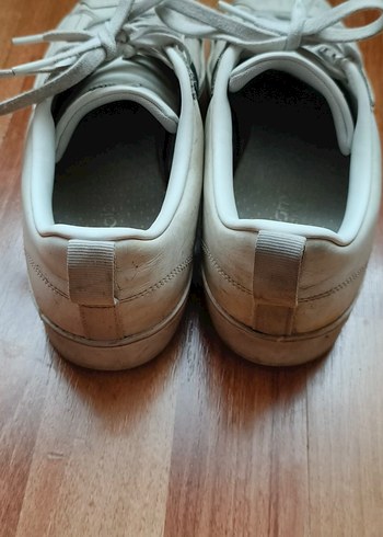 Beyaz Bağcıklı Erkek Spor Ayakkabı - Görsel 3