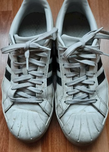 Beyaz Bağcıklı Erkek Spor Ayakkabı - Görsel 2