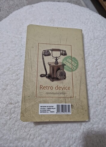  Beden Vintage Retro Photographic Not Defteri 