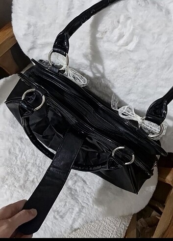American Vintage Vintage Y2k Gotik Grunge Fairycore Siyah Çanta
