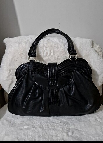 Beden Vintage Y2k Gotik Grunge Fairycore Siyah Çanta