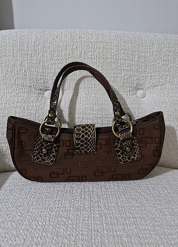Beden kahverengi Renk Nardini Vintage Y2k Monogram El Çantası