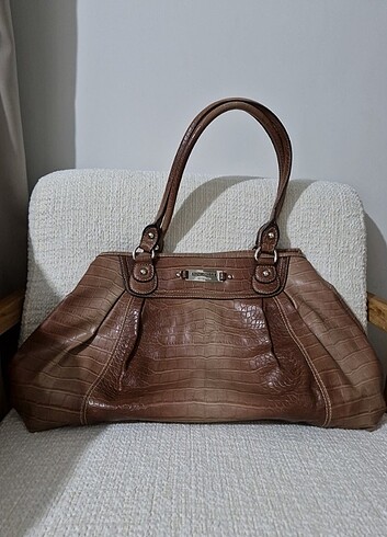 Nine West Vintage Krokodil Tote Çanta