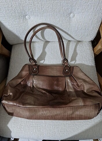 Nine West Nine West Vintage Krokodil Tote Çanta