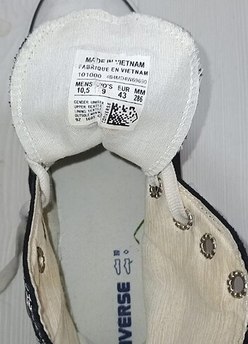 42,5 Beden Orijinal converse