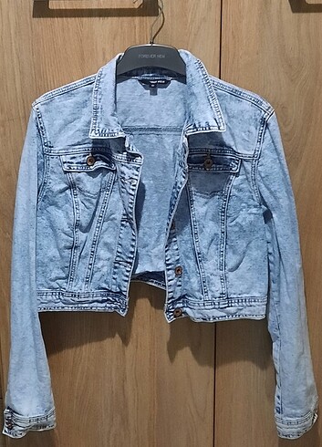 xl Beden mavi Renk Tally Weijl Crop Denim Ceket 