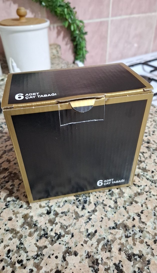 Lav Pembe Renkli çay Tabak Seti - Görsel 5