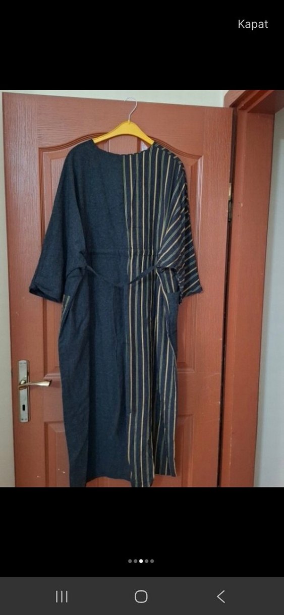 Bohem Tarz Uzun Salaş Elbise - Görsel 3