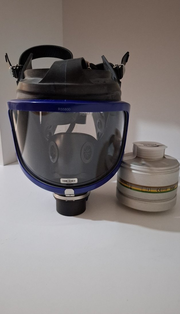 Dräger X-plore 6300 Tam Yüz Maskesi ve Rd40 Filtre - Görsel 3