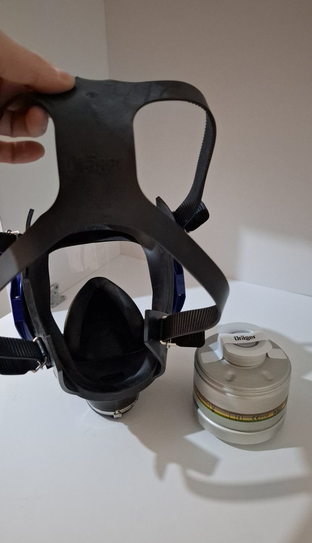 Dräger X-plore 6300 Tam Yüz Maskesi ve Rd40 Filtre - Görsel 4