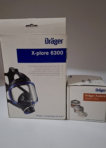 Mavi Havalı Koruyucu Maske ve Filtre - Görsel 7