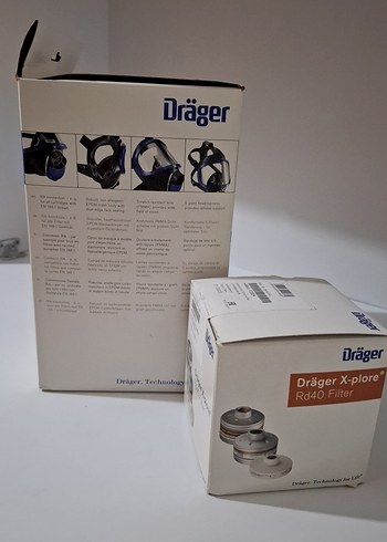 Mavi Havalı Koruyucu Maske ve Filtre - Görsel 9