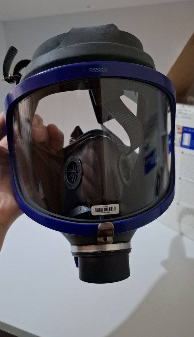 Mavi Havalı Koruyucu Maske ve Filtre - Görsel 2