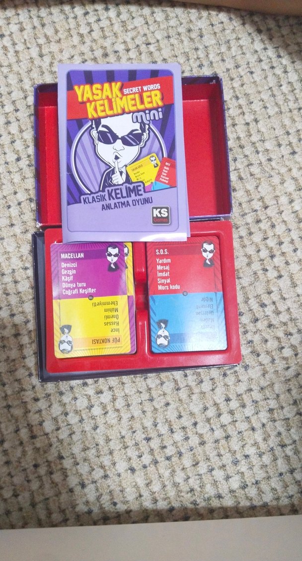 Yasak Kelimeler Mini Kart Oyunu - Görsel 2