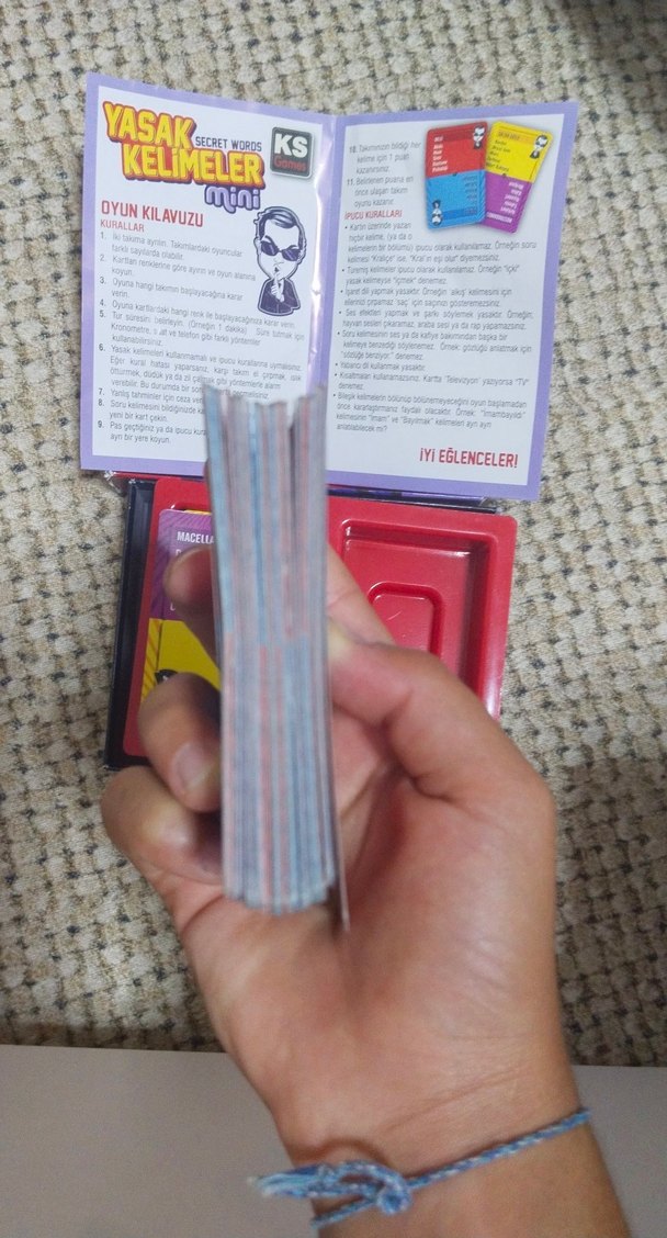 Yasak Kelimeler Mini Kart Oyunu - Görsel 3