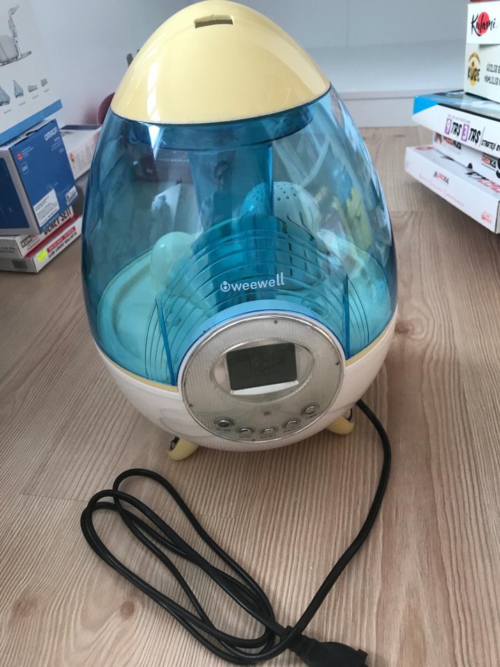 Pastel Mavi Oweewell Hava Temizleyici ve Nemlendirici - Görsel 2