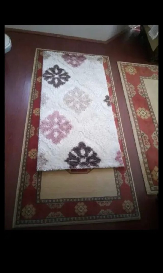 Çok Renkli Baskılı Geleneksel Halı - Görsel 2