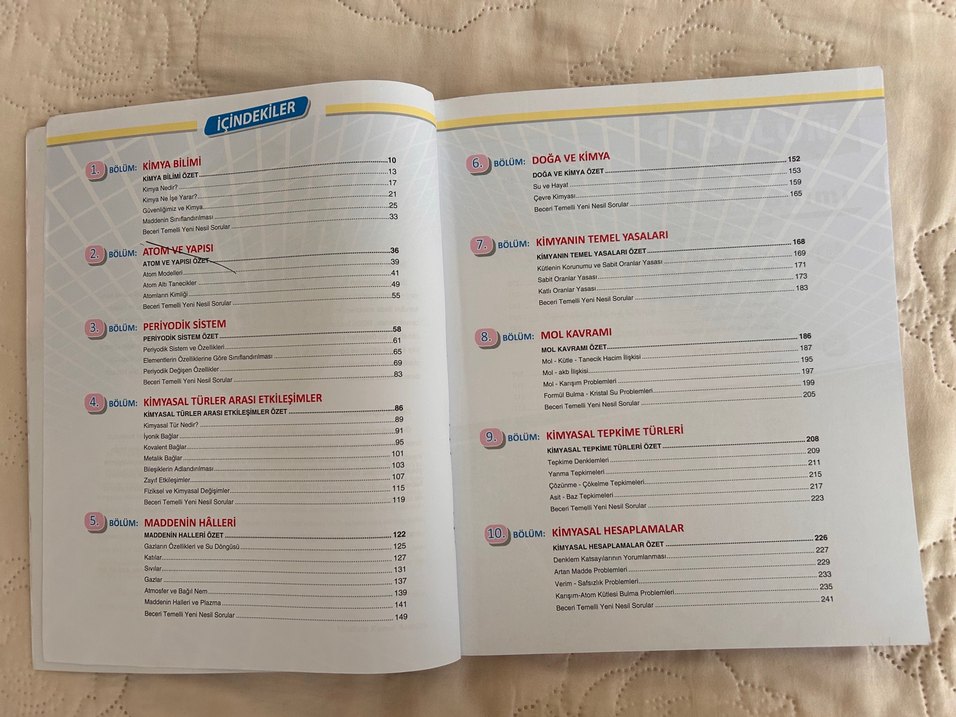 TYT Kimya Konu Özetli Soru Bankası - Görsel 3