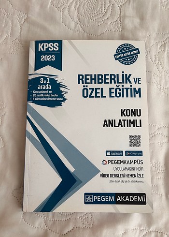 KPSS 2023 Rehberlik ve Özel Eğitim Konu Anlatımı Kitabı