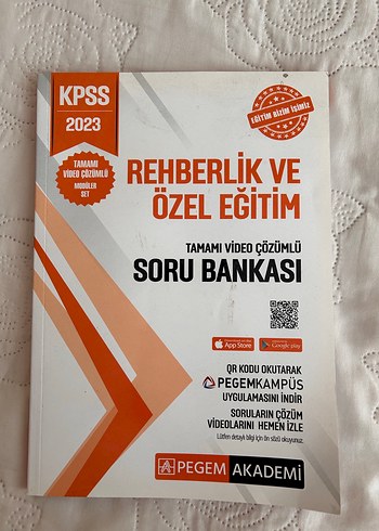 KPSS 2023 Rehberlik ve Özel Eğitim Soru Bankası