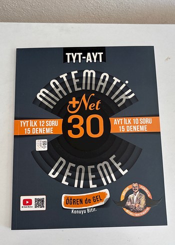 TYT-AYT Matematik 30 Net Deneme Kitabı