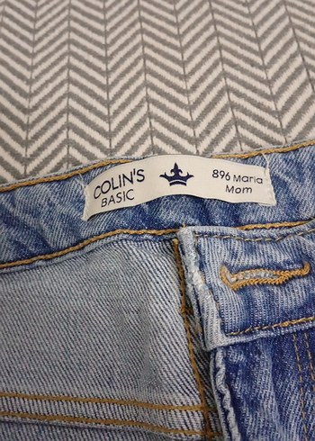 Kadın Bej Midi Denim Jean colıns - Görsel 3