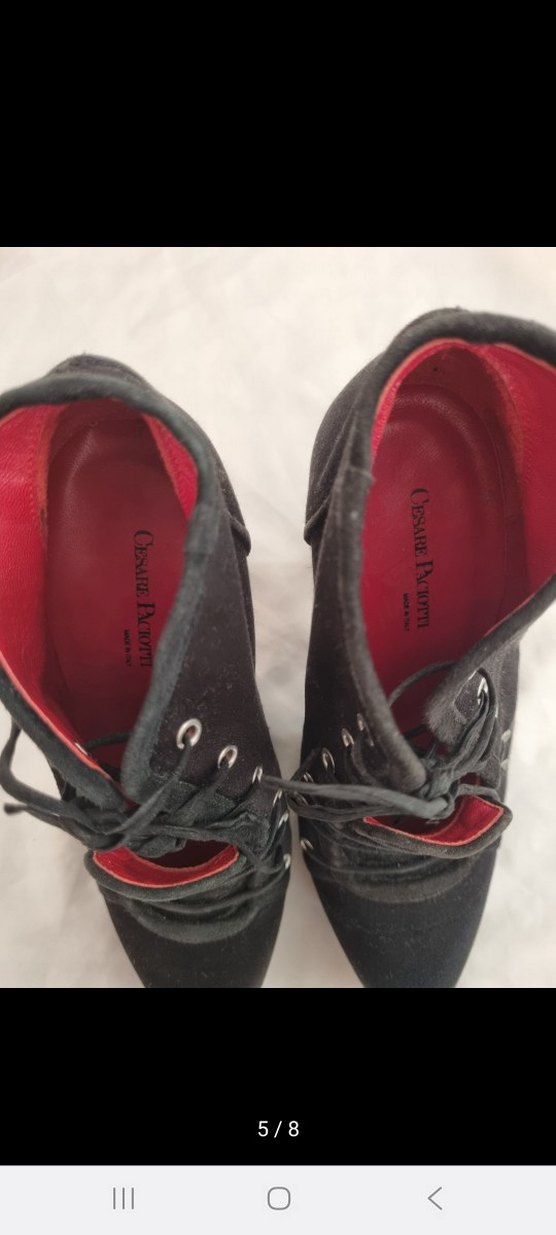 cesare paciotti goth gotik süet topuklu louboutin - Görsel 5